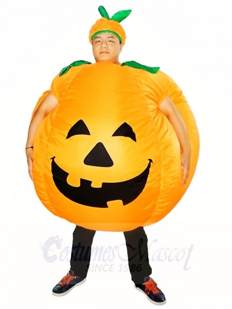 Pumpkin Squash Inflatable Halloween Blow Up Costumes for Adults