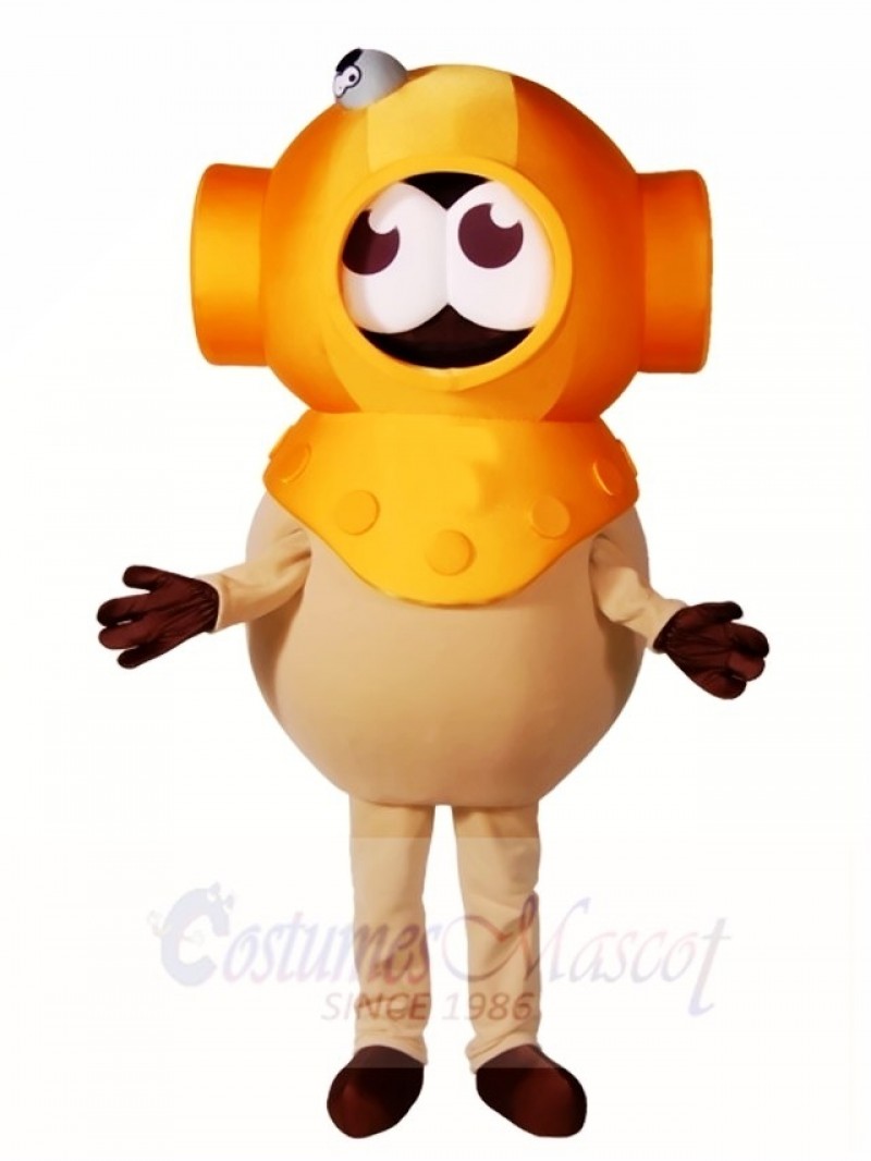 Yellow Diver Mascot Costumes