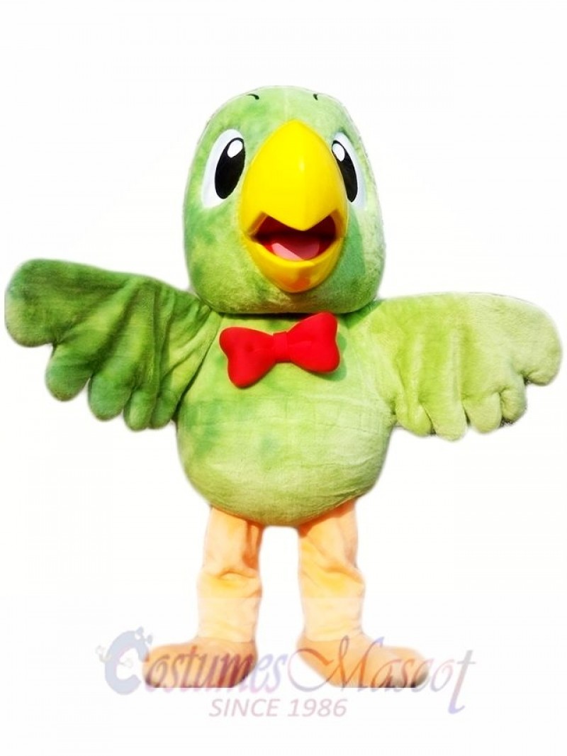 Green Parrot Mascot Costumes Bird Animal