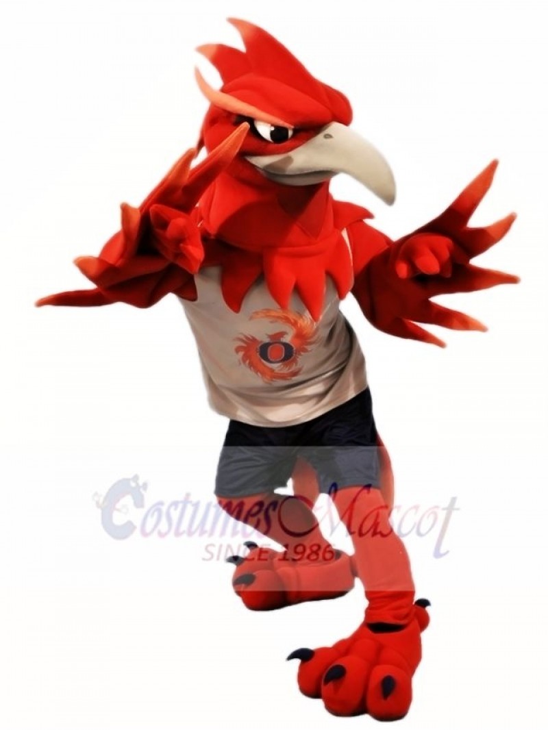 Red Phoenix Mascot Costumes Animal