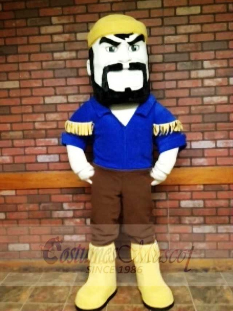 Black Beard Voyageur Boatman Woodman Mascot Costumes People