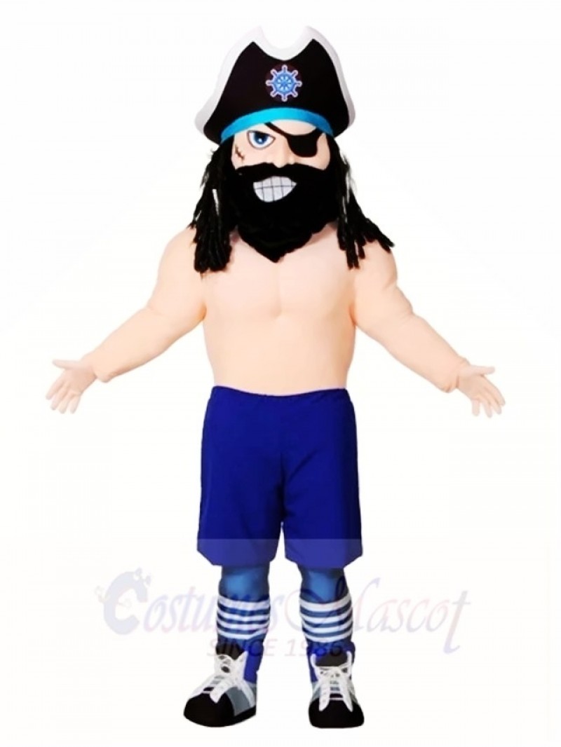 Blackbeard Pirate Mascot Costumes People