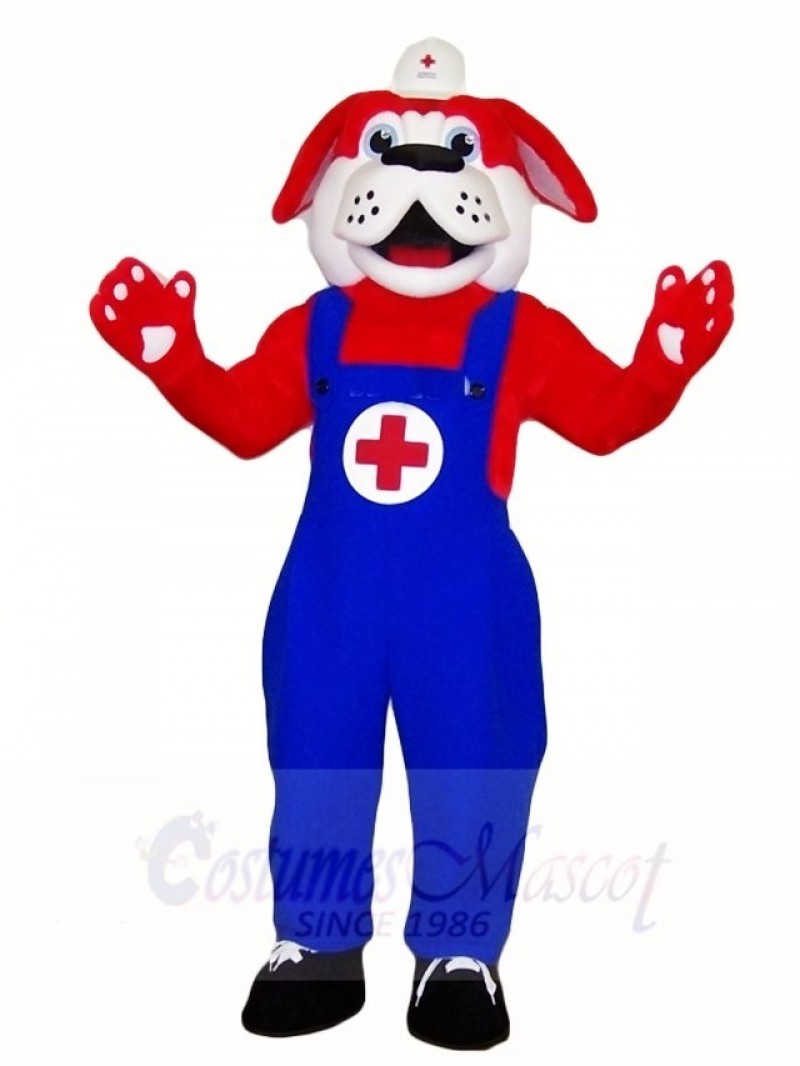 Red Cross Dog Mascot Costumes Animal