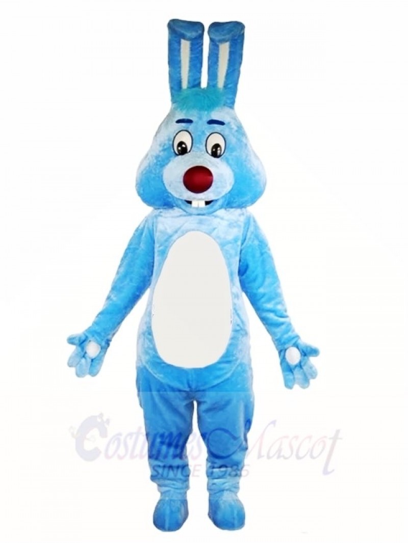 Blue Rabbit Mascot Costumes Bunny Hare Animal