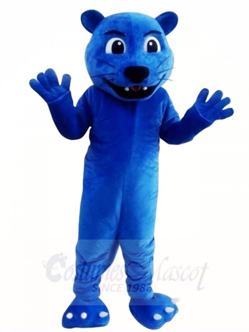 Blue Leopard Panther Mascot Costumes Animal 
