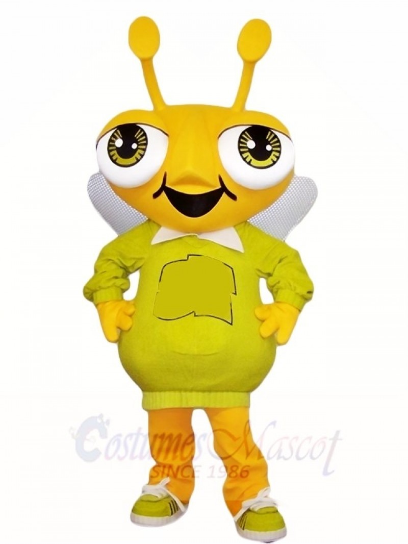 Yellow Bug Mascot Costumes Insect