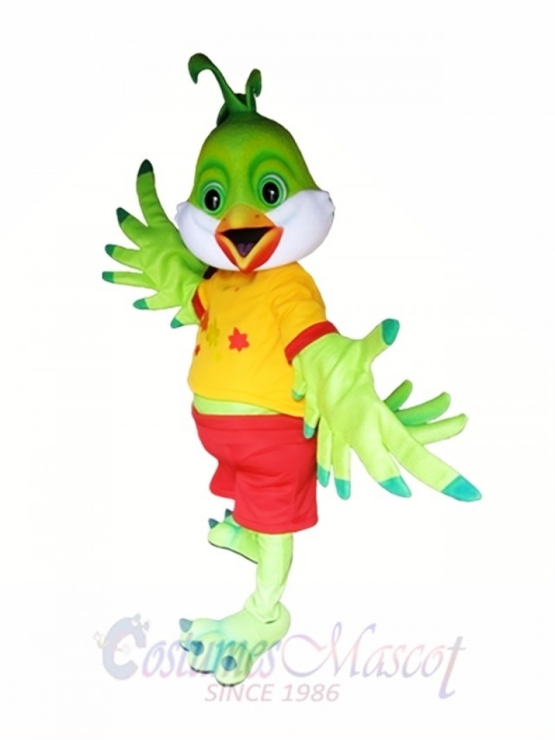 Green Bird Mascot Costume Bird Mascot Costumes