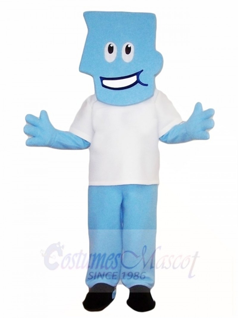 Blue Man Mascot Costumes People 