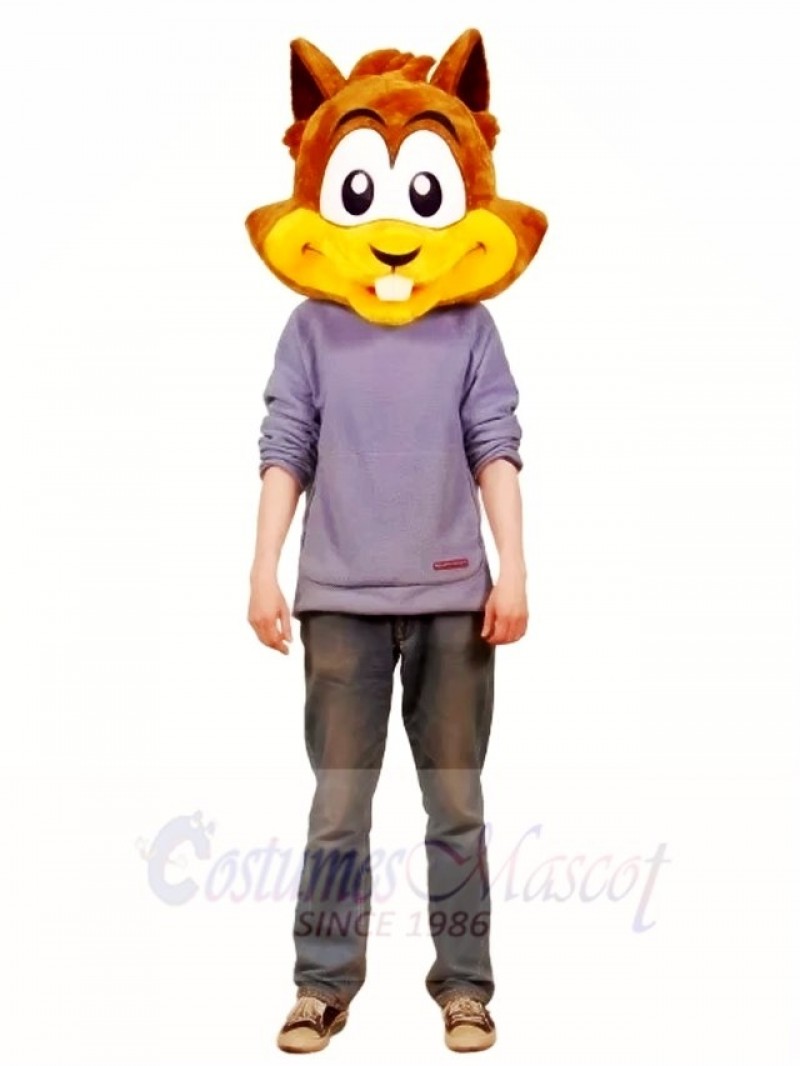 Chipmunk Head Only Mascot Costumes Animal