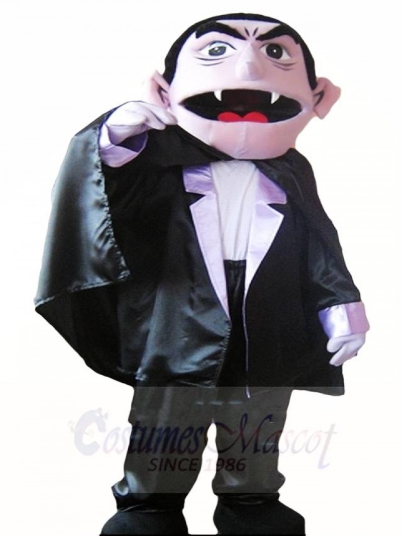 Sesame Street the Count Von Vampire Mascot Costumes