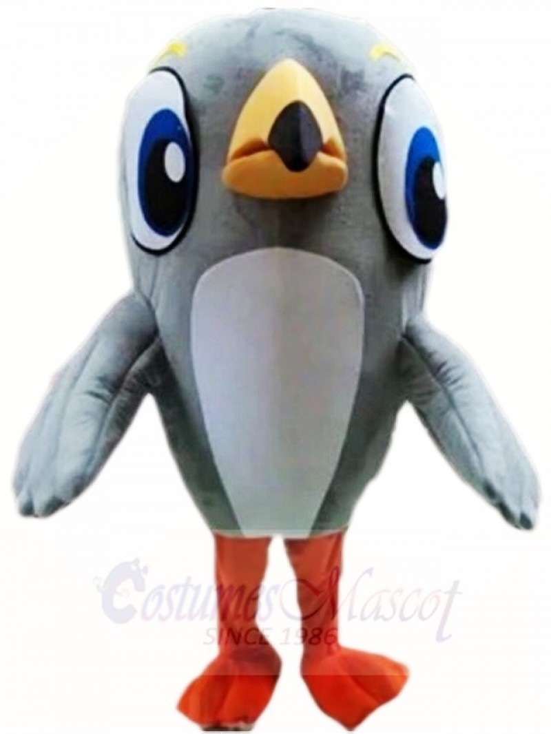 Grey Woodpecker Bird Mascot Costumes Animal