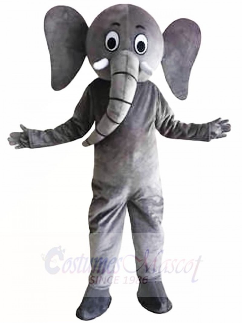 Gray Elephant Mascot Costumes Animal 