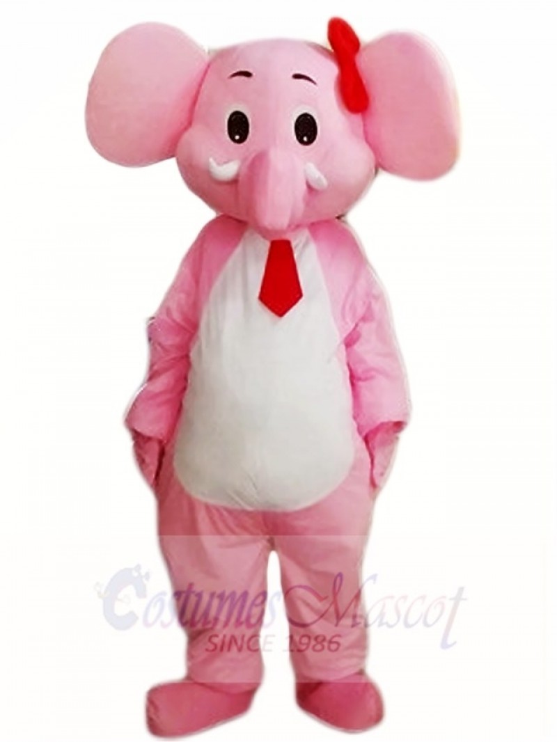 Pink Elephant Mascot Costumes Animal 