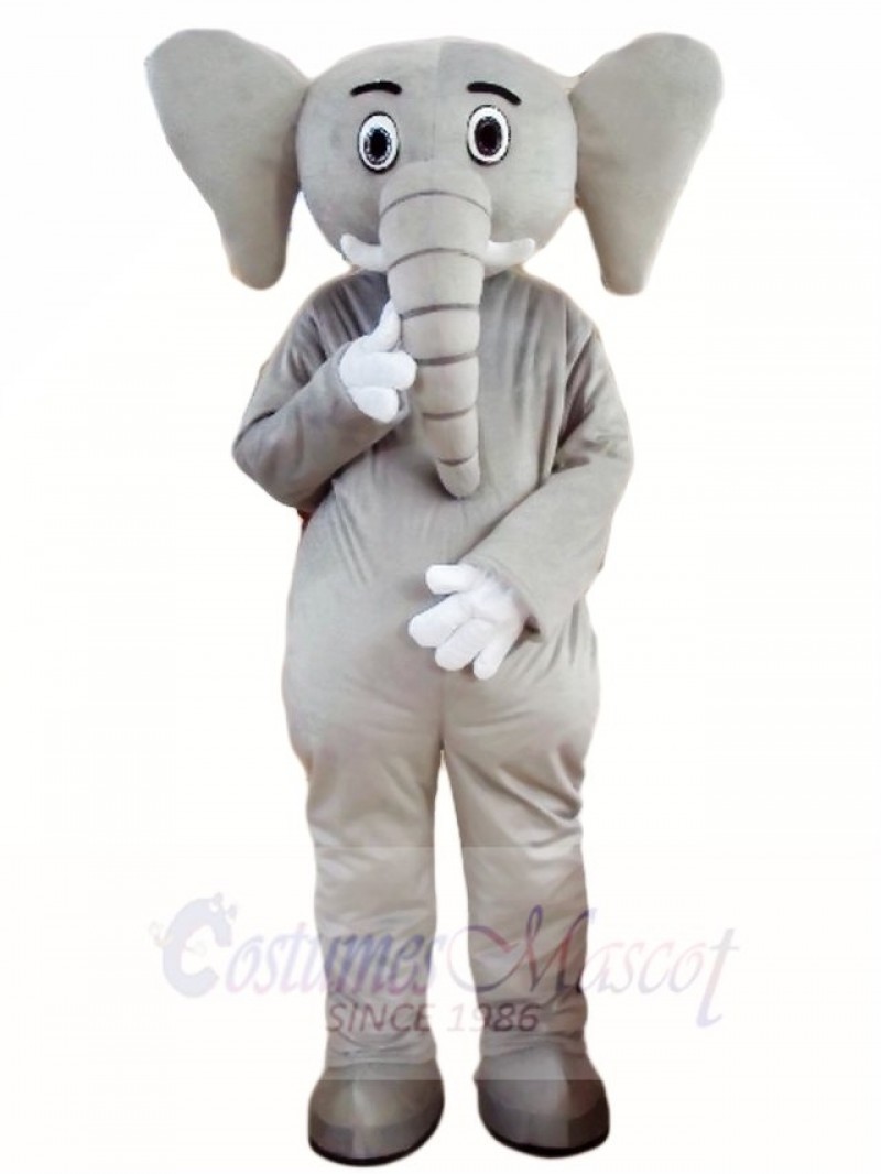 Grey Elephant Mascot Costumes Animal
