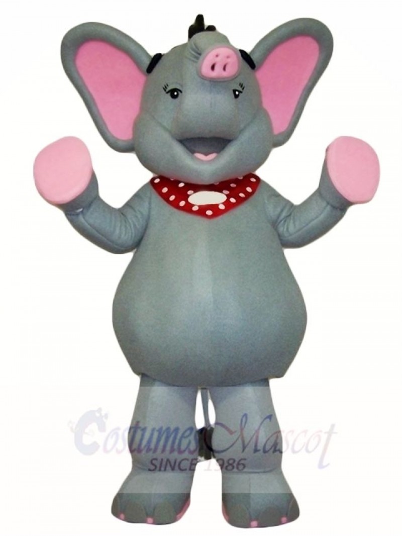 Gray Elephant Mascot Costumes Animal