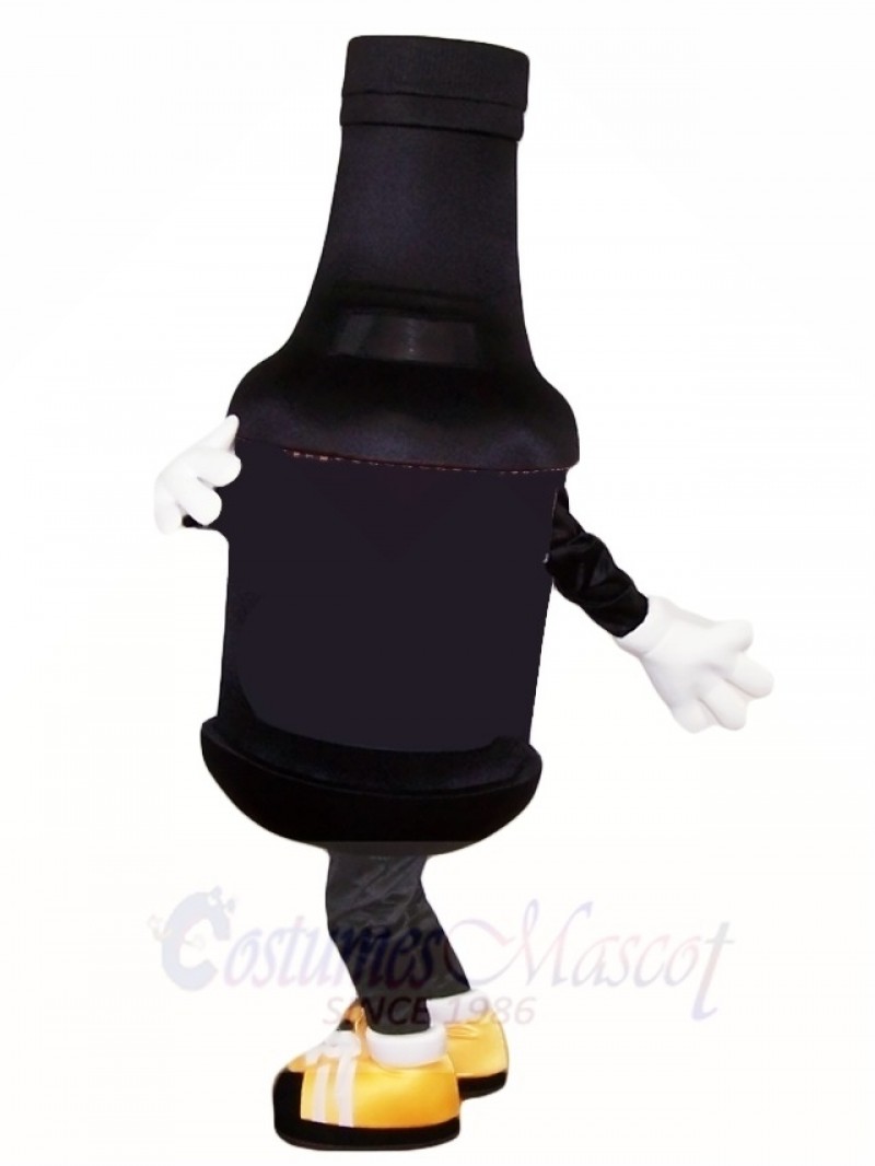  Black Beer Bottle Mascot Costumes Drink