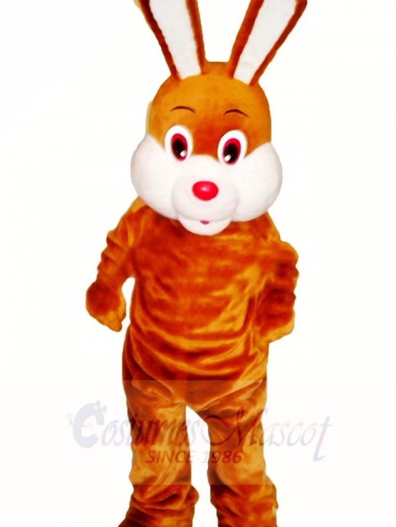 Brown Easter Bunny Rabbit Mascot Costumes Animal 