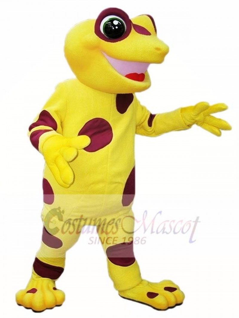 Yellow Frog Mascot Costumes 