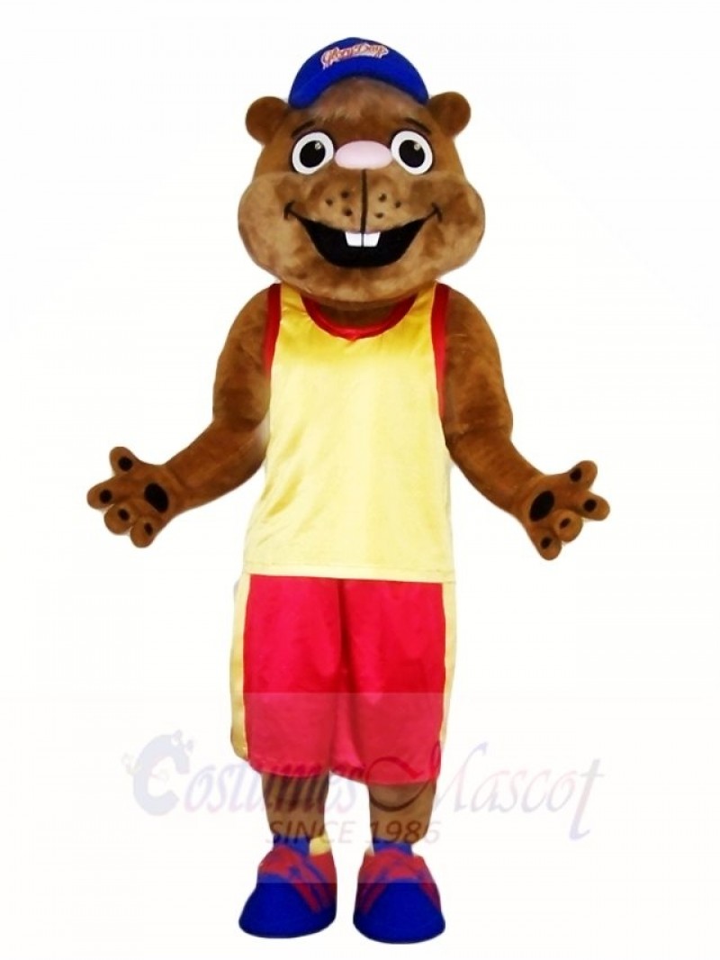 Gopher in Sports Suit Mascot Costumes Animal