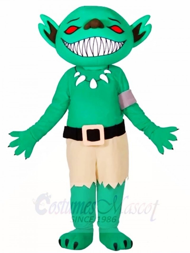 Green Goblin Mascot Costumes Monster