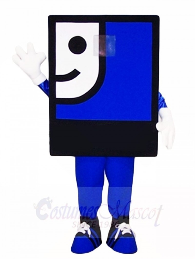 Blue Face Mascot Costumes 