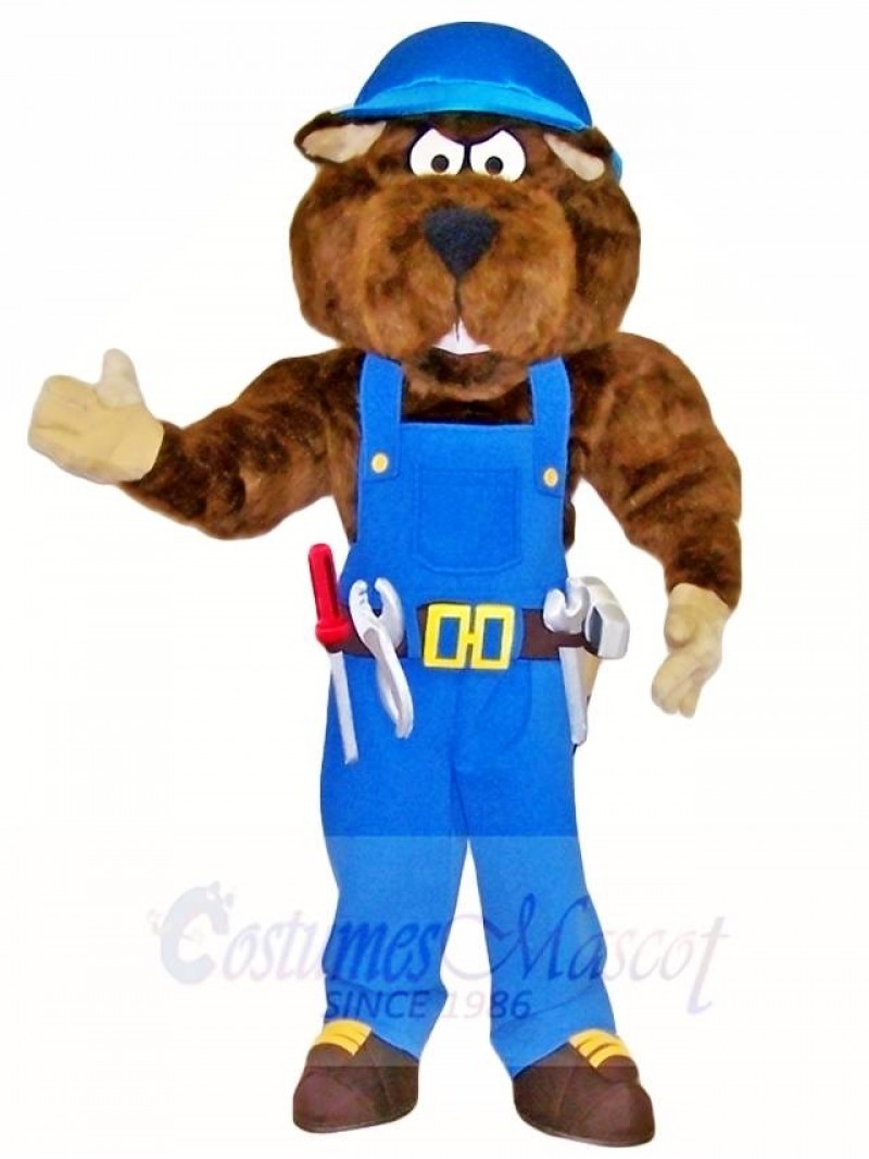 Gopher Construction Worker Builder Mascot Costumes Animal