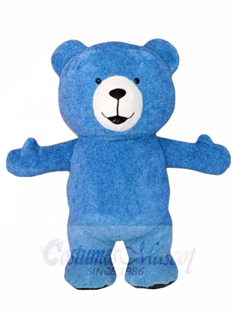 Blue Teddy Bear Mascot Costumes Animal