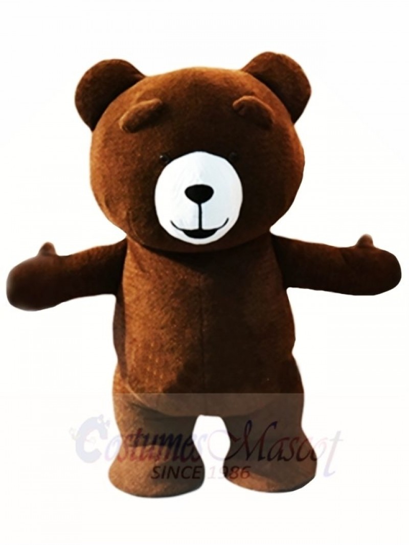 Brown Teddy Bear Mascot Costumes Animal 