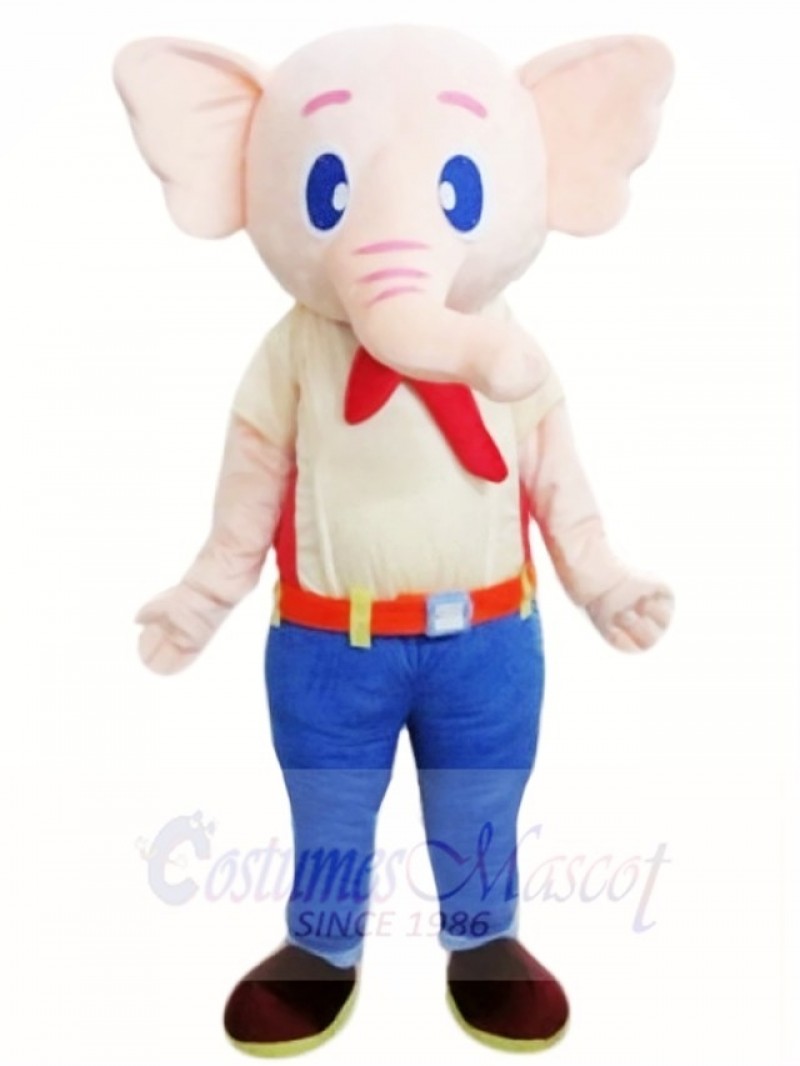 Blue Pants Elephant Mascot Costumes Animal 