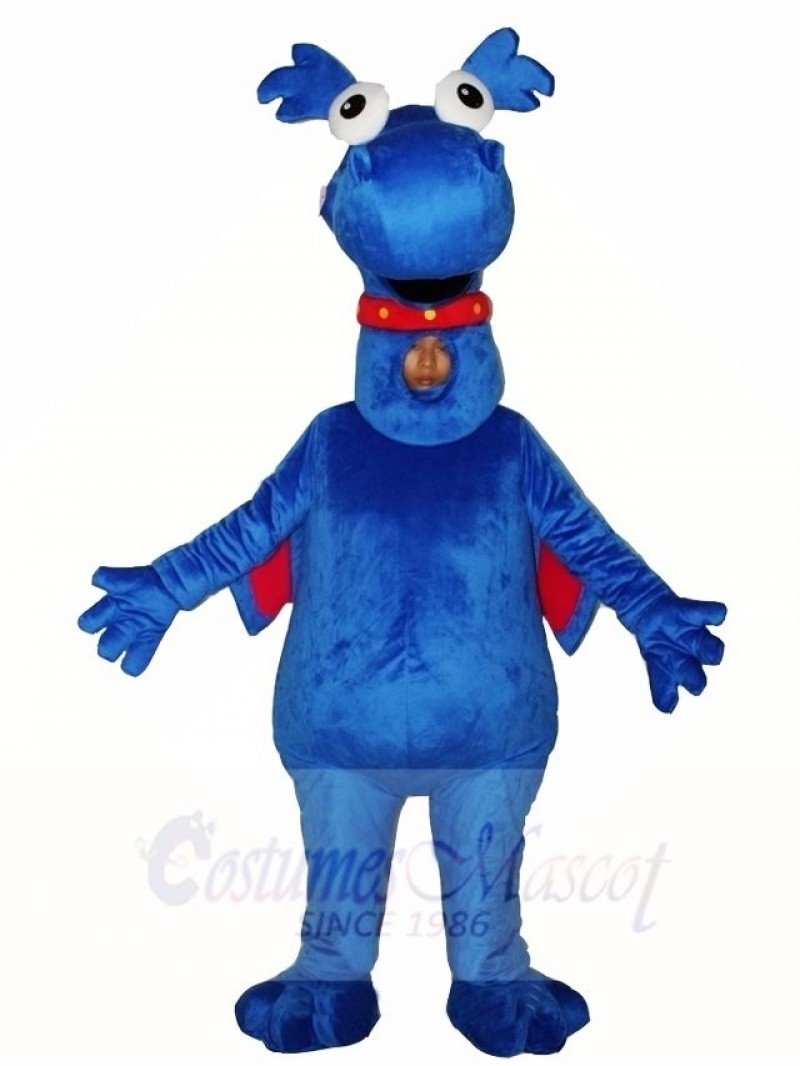 Blue Dragon Mascot Costumes Animal