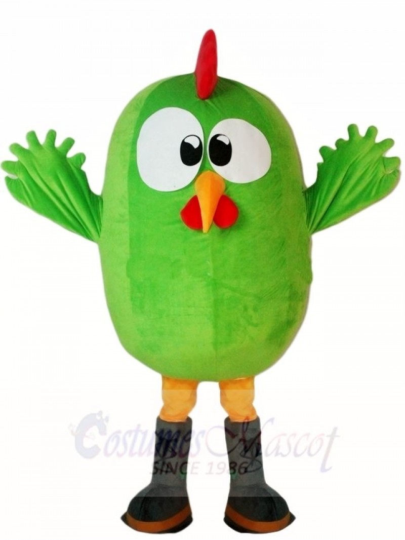 Green Bird Mascot Costumes Animal