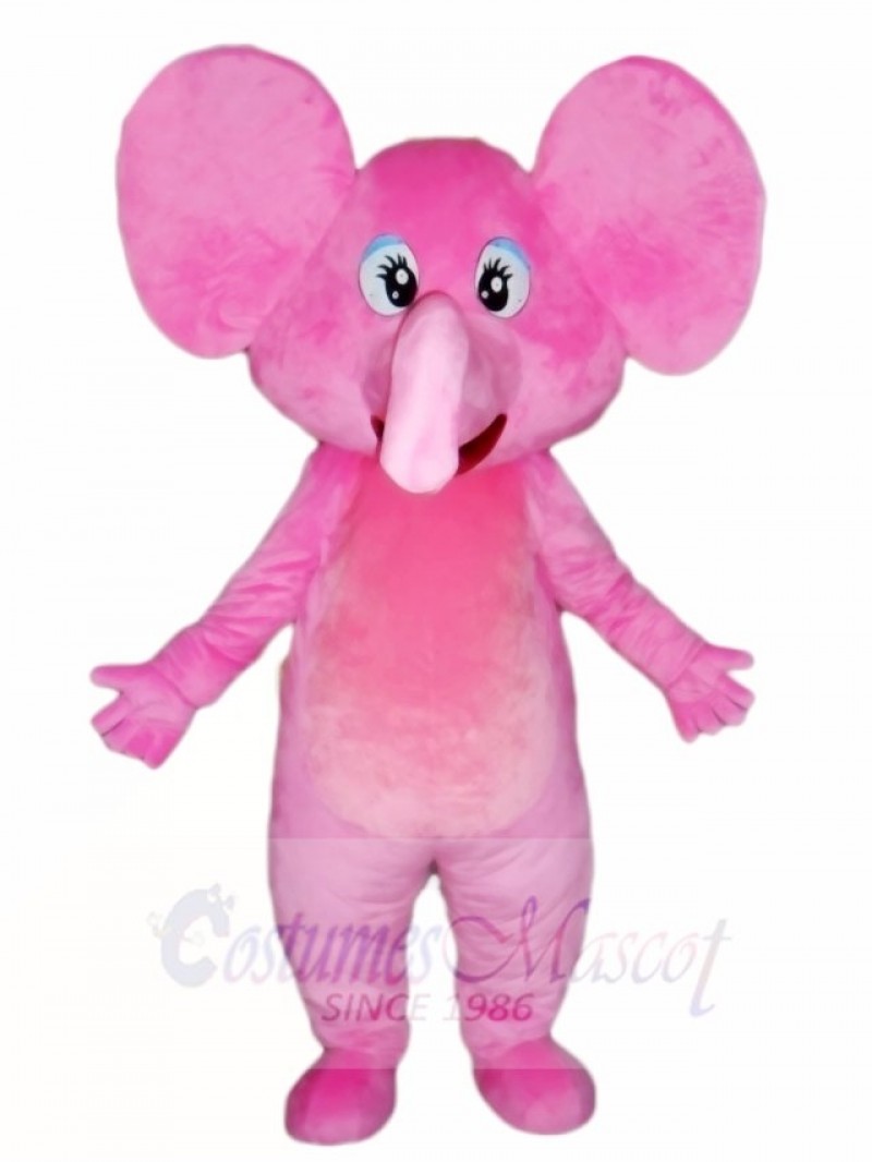 Pink Elephant Mascot Costumes Animal 