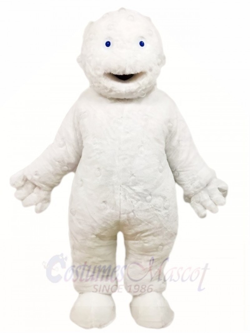 White Bubbleman Mascot Costumes People