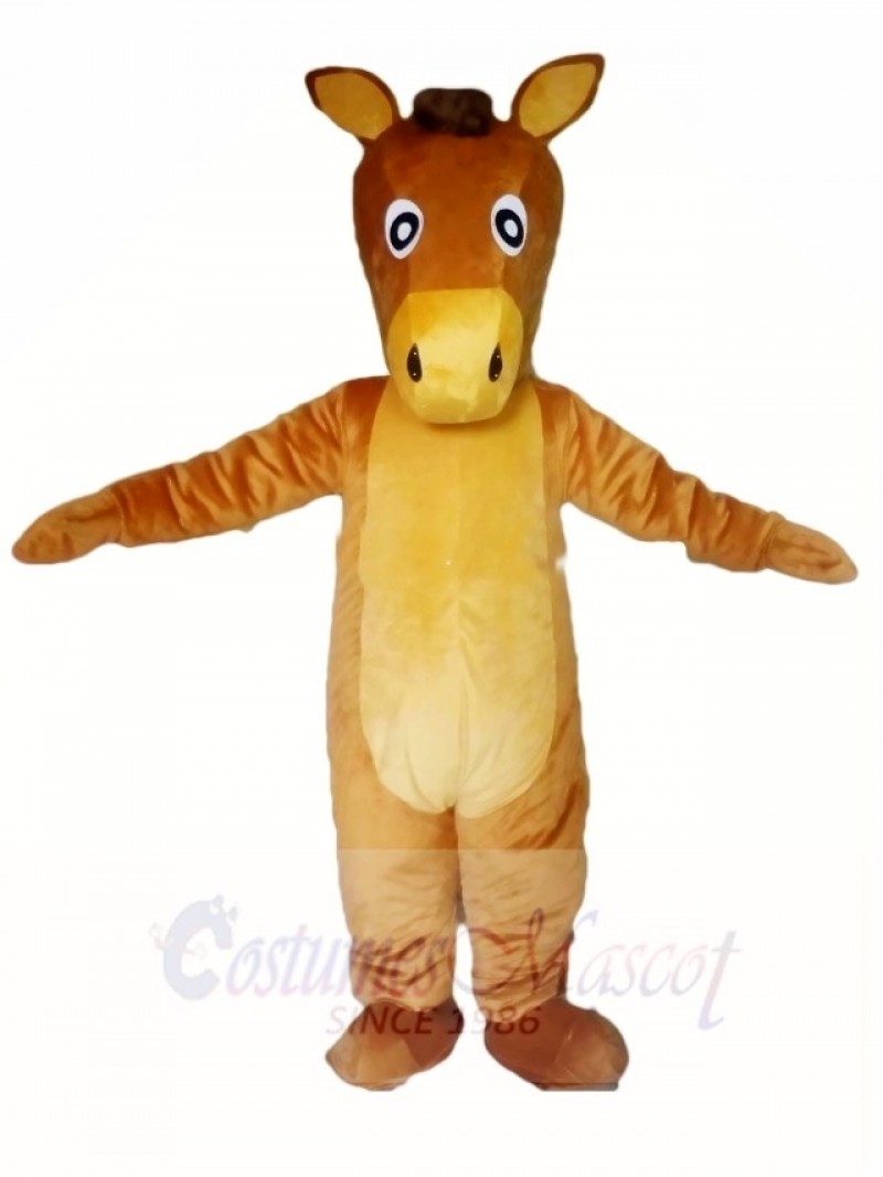 Brown Horse Mascot Costumes Animal 