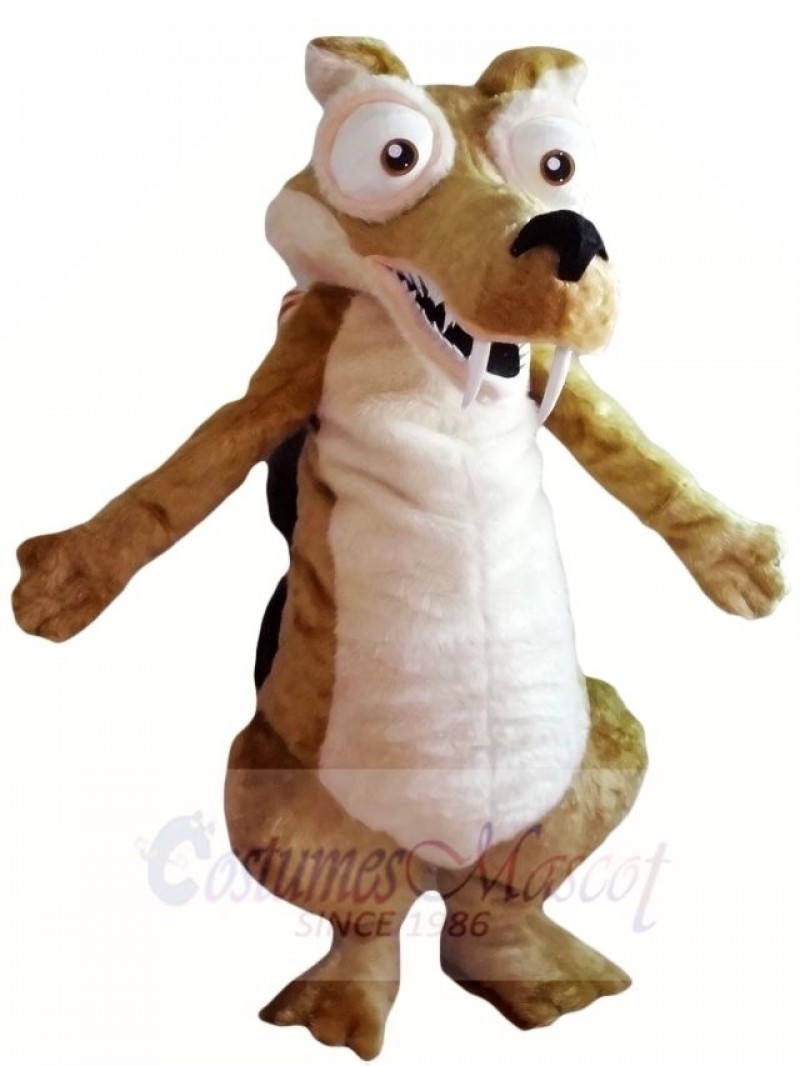 Ice Age Scrat Saber-toothed Squirrel Mascot Costumes Animal