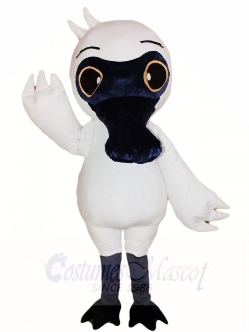 Black Face White Bird Mascot Costumes Animal