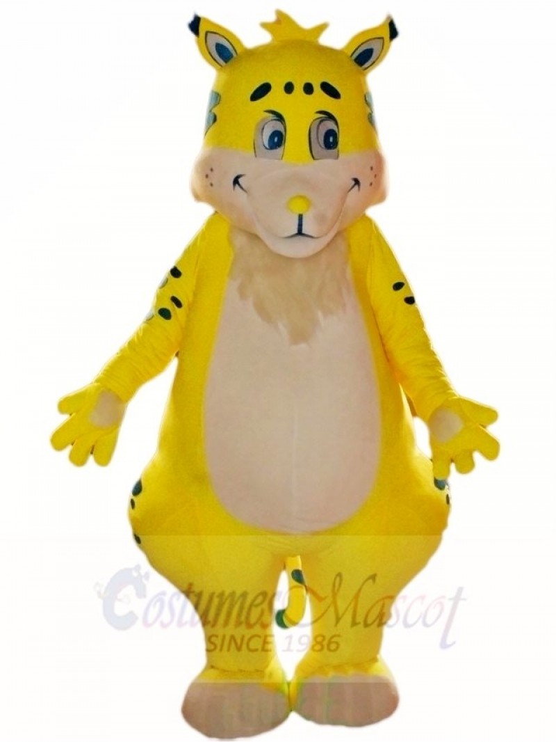 Yellow Tiger Mascot Costumes Animal