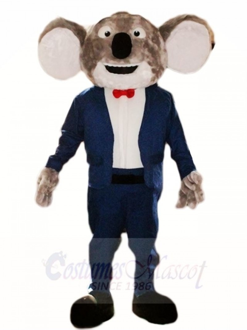 Blue Suit Koala Bear Mascot Costumes Animal 