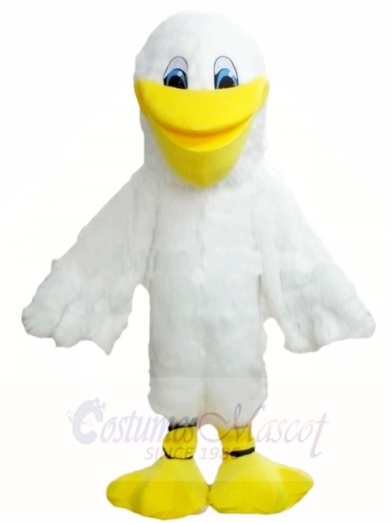 White Pelican Bird Mascot Costumes Animal