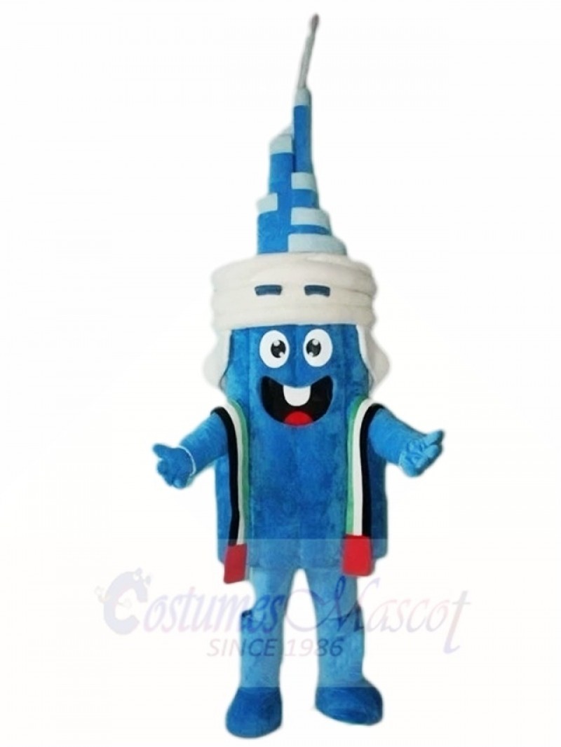 Blue Tower Mascot Costumes 