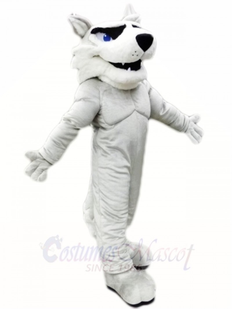 Grey Husky Dog Mascot Costumes Animal