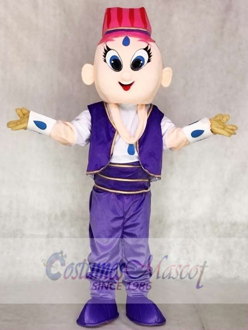 Pink Genie Mascot Costume from Shimmer and Shine