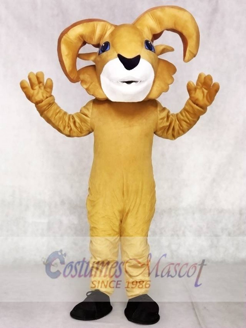 Yellow Ram Mascot Costumes Animal