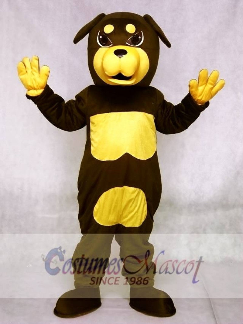 Cute Rottweiler Dog Mascot Costumes Animal