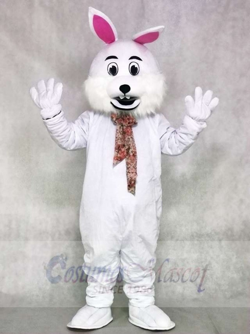 White Rabbit Easter Bunny Mascot Costumes Animal