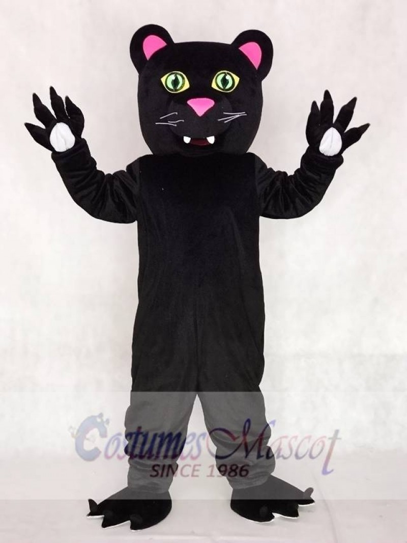 Friendly Black Panther Mascot Costumes Animal