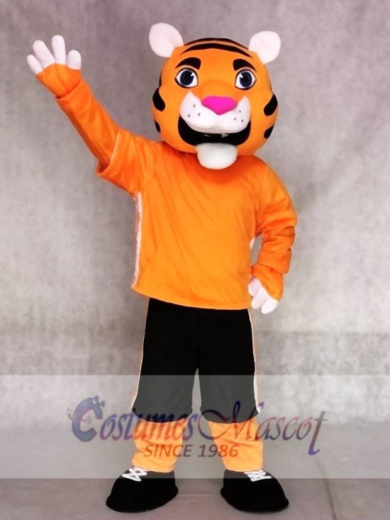 Orange Tiger Mascot Costumes Animal