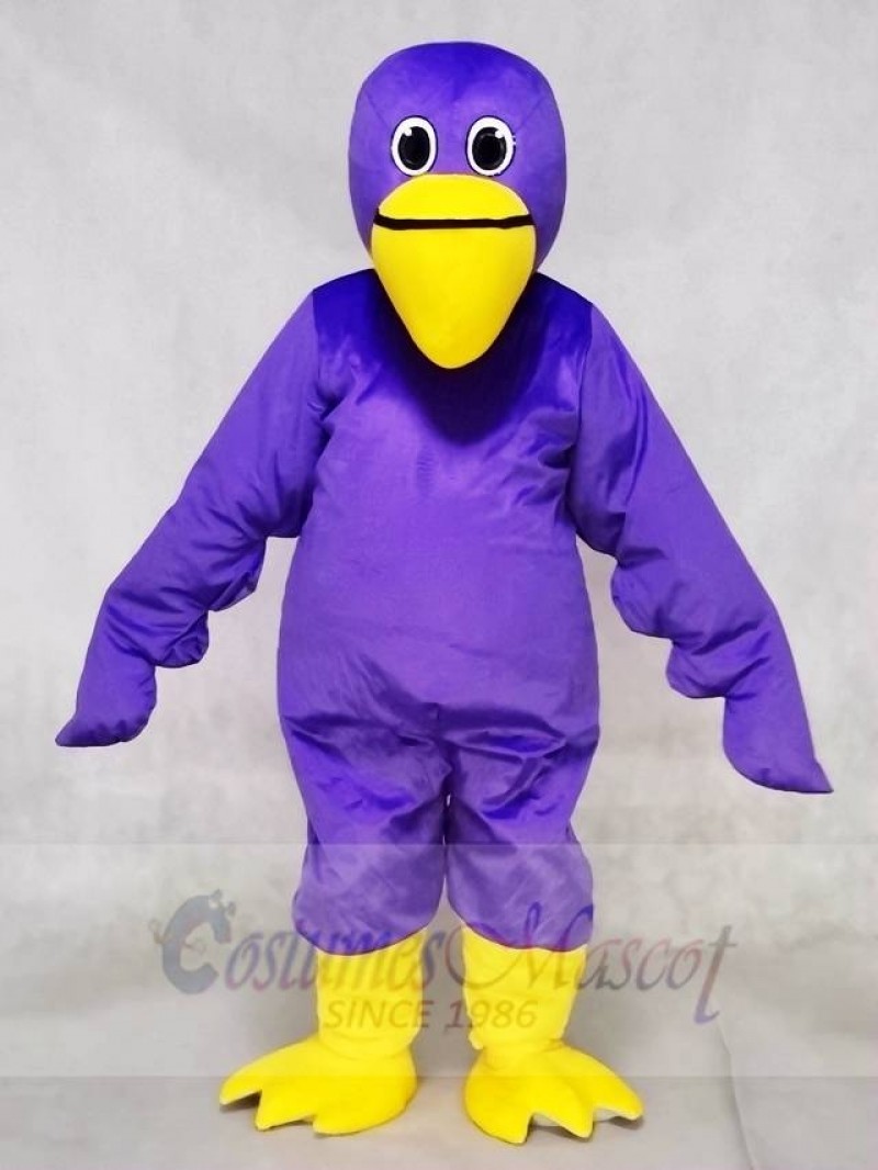 Purple Pelican Bird Mascot Costumes Animal 