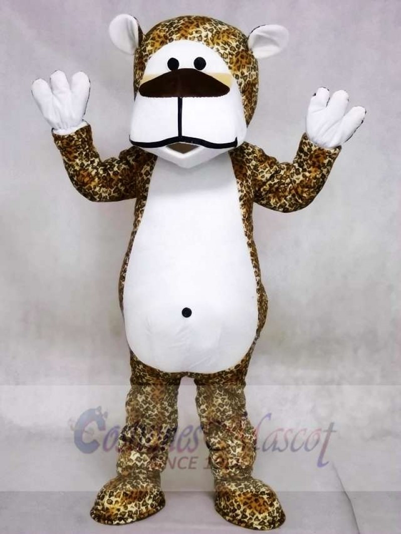 Chubby Leopard Bear Mascot Costumes Animal