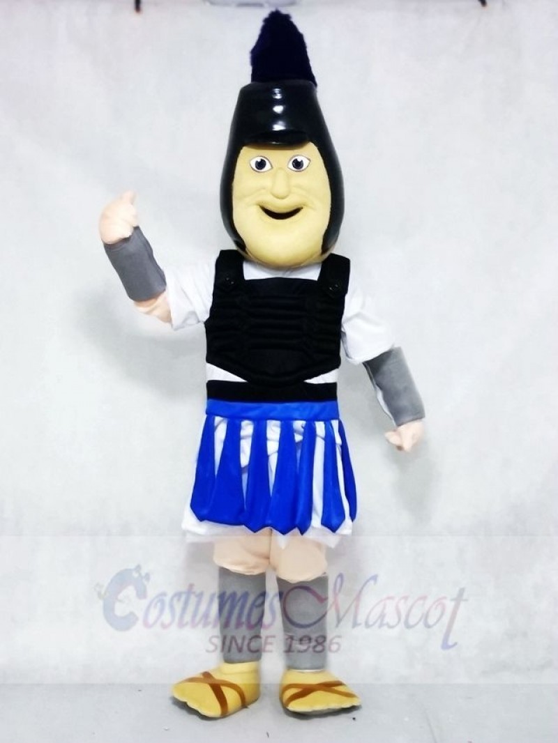 Royal Blue Troy Trojan Mascot Costumes People